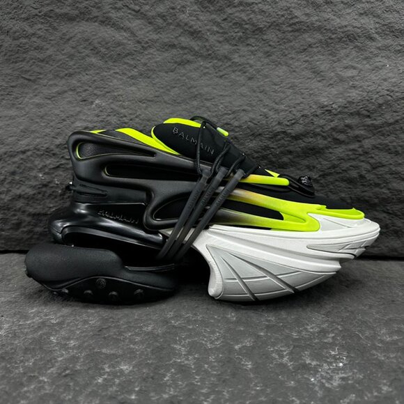 Balmain Unicorn Low-Top Platform Sneakers (Unisex) - Picture 7 of 9